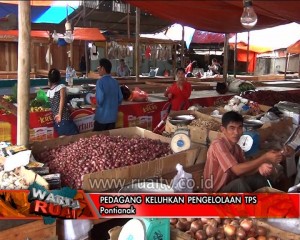 pedagang keluhkan pengelolaan TPS