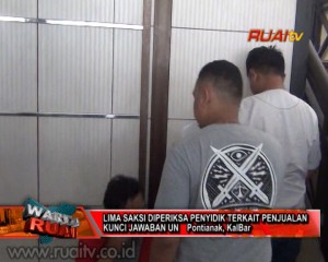 LIMA SAKSI DIPERIKSA PENYIDIK TERKAIT PENJUALAN KUNCI JAWABAN_10