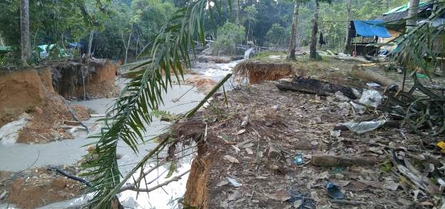 Penambangan Emas Tanpa Izin di Nanga Mahap, Forkopimcam: Hentikan Paling Lambat 25 Juni 2021