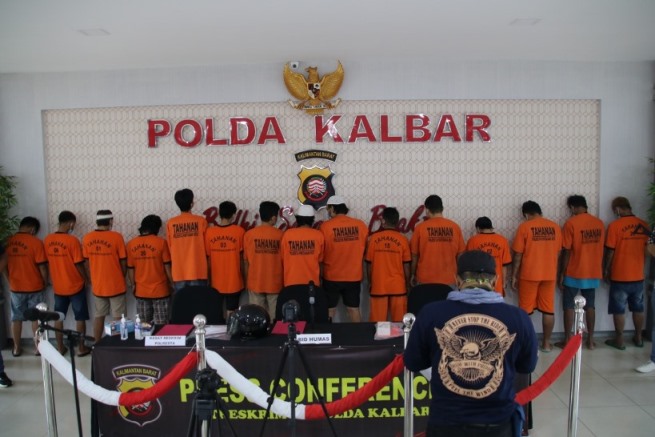 Polisi Tangkap 744 Preman dan Penjahat Jalanan di Kalbar