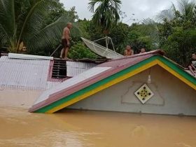 Banjir Hanyutkan Rumah Warga, Silat Hulu Siaga Satu