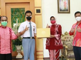 Calon anggota Pengibar Bendera Pusaka