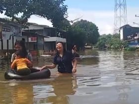 Banjir 2,5 Meter Rendam Dusun Tapan Jaya di Jelai Hulu