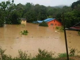 Banjir Kepung Empat Kecamatan di Kapuas Hulu