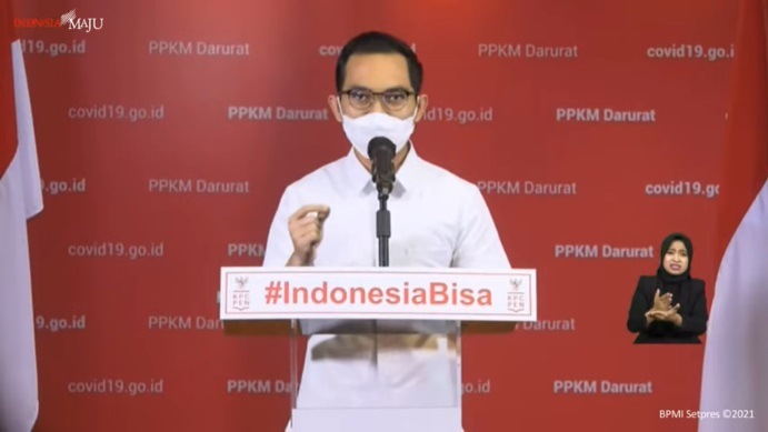 Keterangan Pers Sekretariat Presiden Mengenai PPKM Darurat, 12 Juli 2021