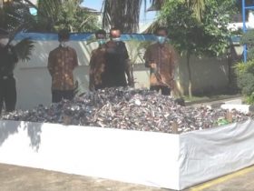 pemusnahan rokok ilegal