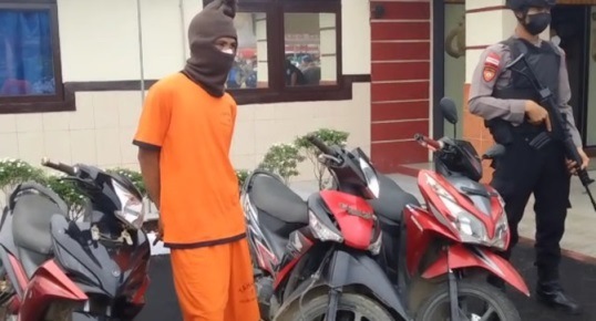 Residivis Curanmor Larikan Kendaraan Dinas KUA Seluas