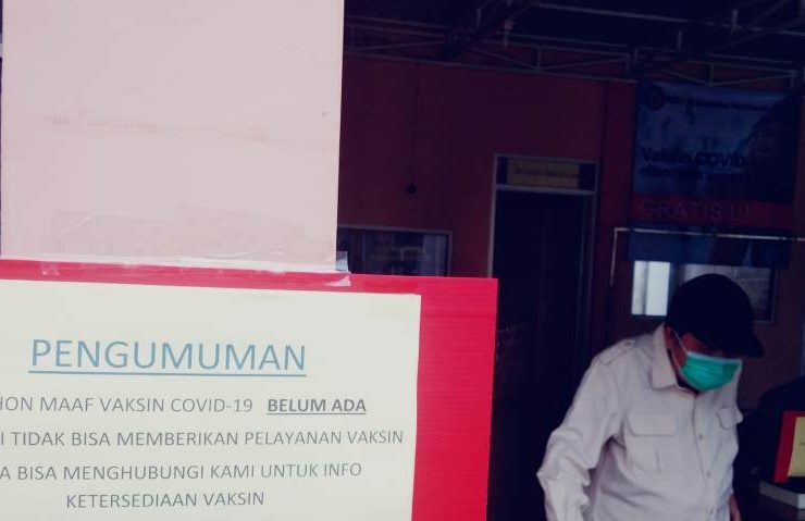 stok vaksin COVID-19 habis