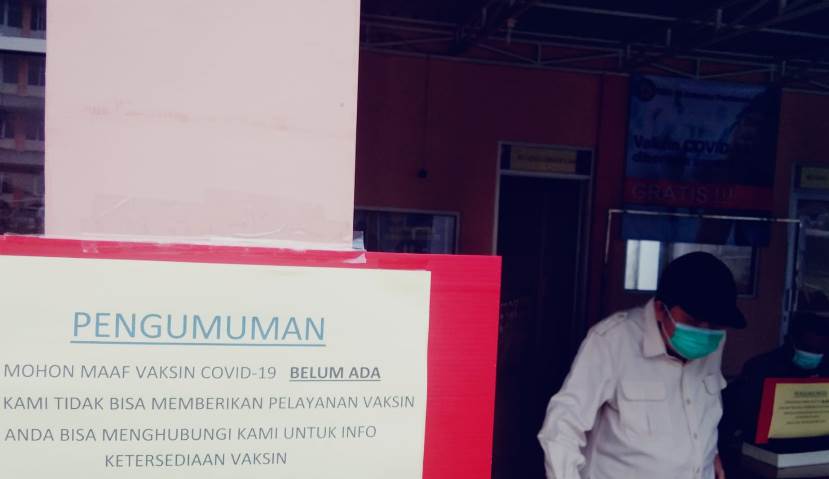 stok vaksin COVID-19 habis