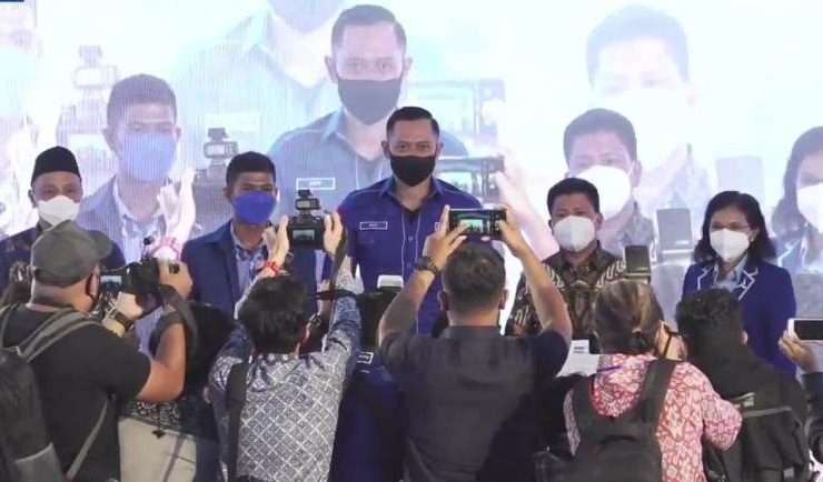 AHY Saat Resmikan Kantor Demokrat Kalbar: Bukan Saya Tak Percaya