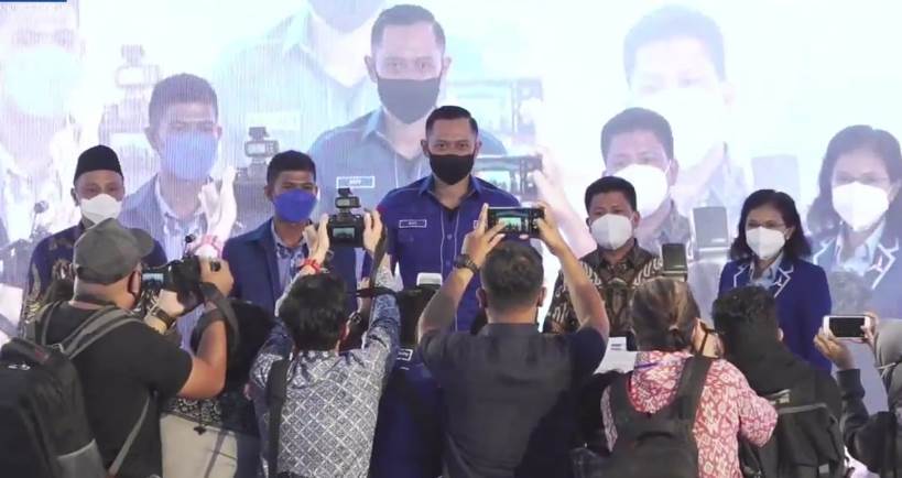 AHY Saat Resmikan Kantor Demokrat Kalbar: Bukan Saya Tak Percaya