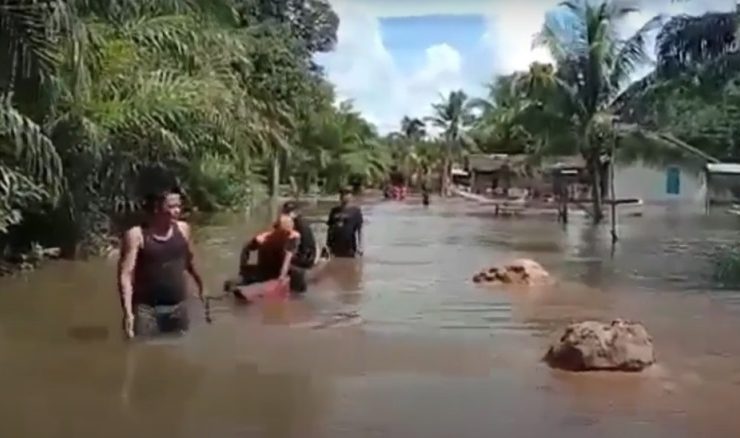 Banjir Landa 4 Kecamatan, Nanga Tayap Terparah