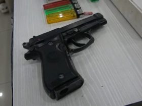 air soft gun milik residivis narkoba