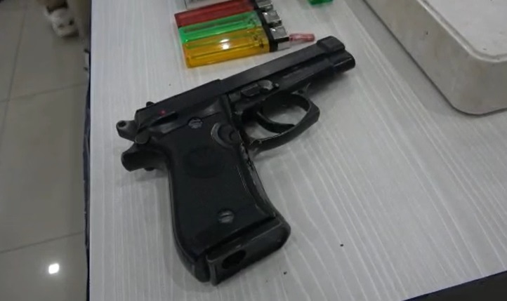 air soft gun milik residivis narkoba