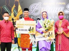 Ramadhan dan Tiara Dinobatkan Jadi Bujang Dare Pontianak 2021
