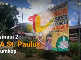 vaksinasi pelajar di Nyarumkop