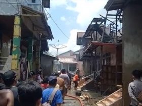 Hanya 15 Menit, Petugas Padamkan Kebakaran 3 Rumah di Dusun Laja