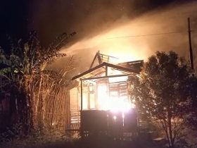 Satu Unit Asrama Polisi di Sanggau Terbakar