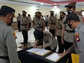 4 Perwira Polres Sanggau Mutasi Jabatan
