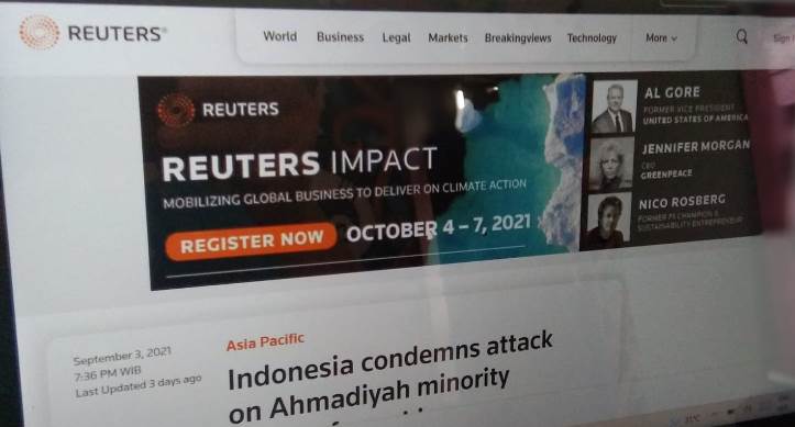Pers Asing Beritakan Pengerusakan Masjid Ahmadiyah Sintang