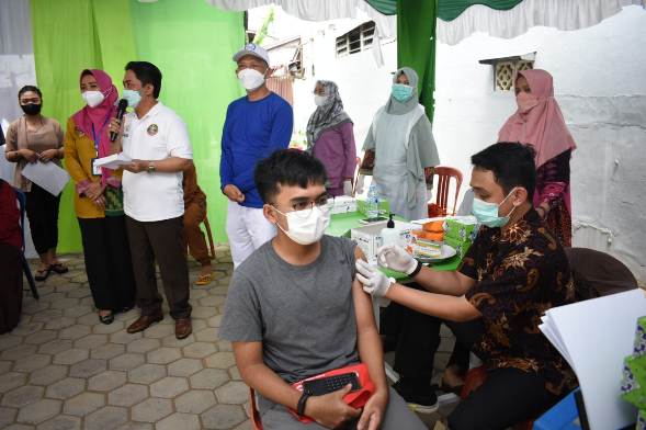 Pontianak Optimistis Vaksinasi 70 Persen Akhir Oktober