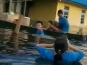 banjir di Semitau_ruai.tv