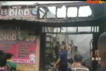 kebakaran laundry di Ngabang - RUAI.TV