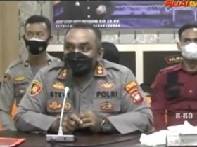 kapolres landak menjelaskan kasus percabulan anak