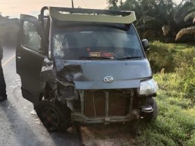 Setelah Tikungan Kuburan, Pikap dan Motor Ini Tabrakan