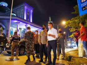 Malam Natal di Pontianak Terpantau Tertib