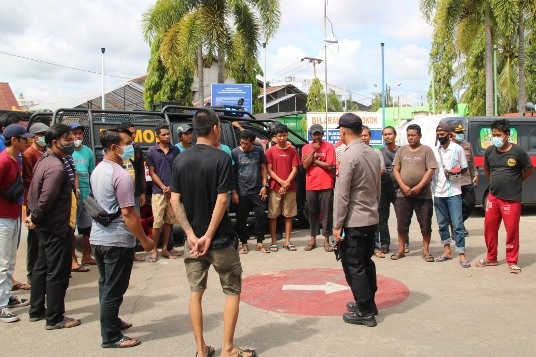 Operasi Pekat di SPBU Pontianak, Satu Preman Terjaring