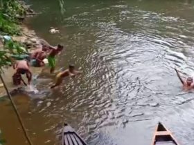 PETI berhenti, air jernih