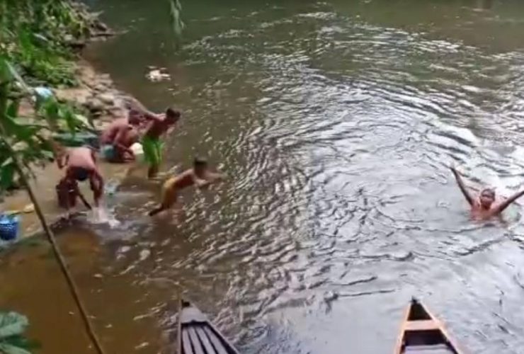 PETI berhenti, air jernih