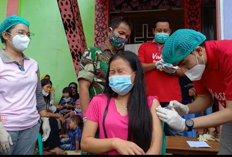 Seribu Warga Bantai Dapat Dosis Pertama