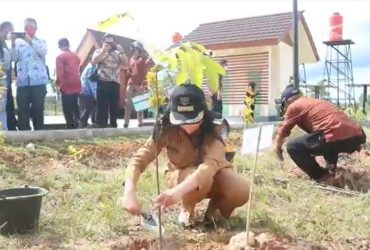 Landak Ubah Bekas Areal PETI jadi Taman