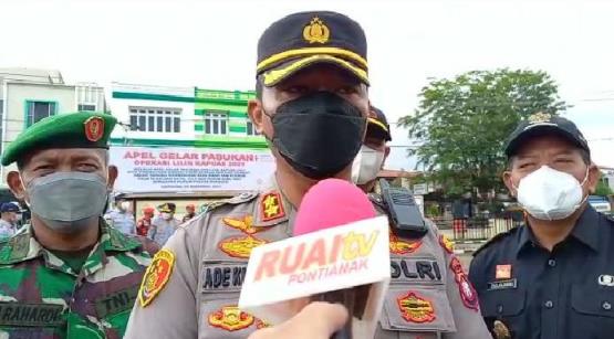 pengamanan gereja prioritas di Sanggau