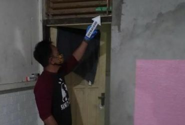 Istri Temukan Suami Tewas - polisi olah TKP_polresta pontianak