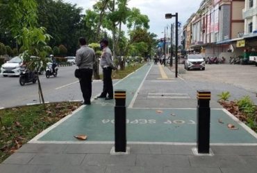 Trotoar di Pontianak Sering Dilintasi Pemotor, Dishub Aktifkan Penjagaan