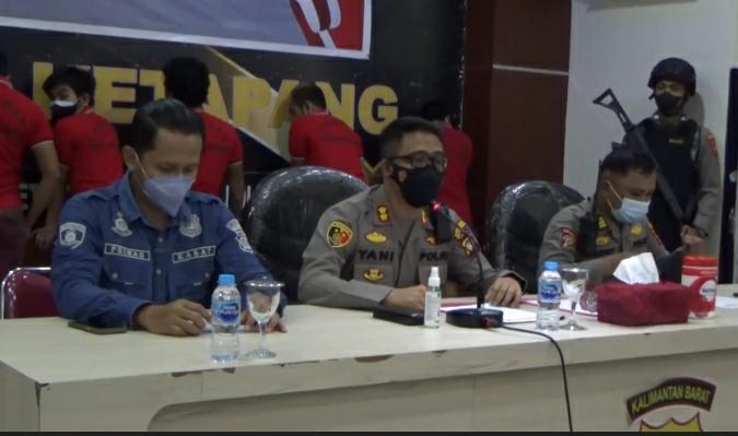 Jumlah kasus kriminal di Ketapang