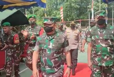 Jenderal Dudung di Perbatasan RI-Malaysia