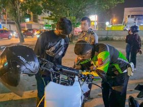 razia knalpot racing di Pontianak