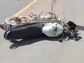 tabrakan di Desa Sepahat