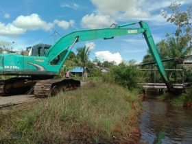 cara atasi banjir - Perusahaan Ini Perbaiki Sanitasi Utama Desa Rantau Panjang