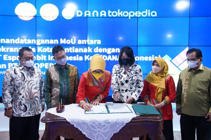 Pontianak Gandeng Tokopedia dan DANA Pasarkan Produk UMKM