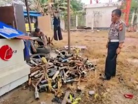 knalpot racing di Melawi hasil razia - dok ruai.tv