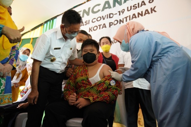 60 Ribu Target Vaksinasi Anak di Pontianak