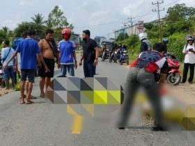 Dua Pengendara Sepeda Motor Tewas Terlindas Truk