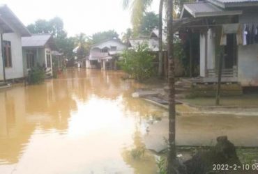 Banjir Kembali Ancam Pemukiman di Nanga Mahap