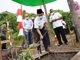 Masjid ke-347 di Pontianak, Peletakan Batu Pertama