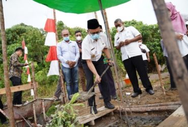Masjid ke-347 di Pontianak, Peletakan Batu Pertama